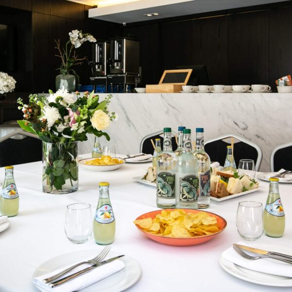 Set Table in Meeting Room at One Warwick Park