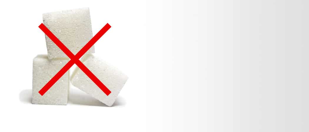 Quit sugar?