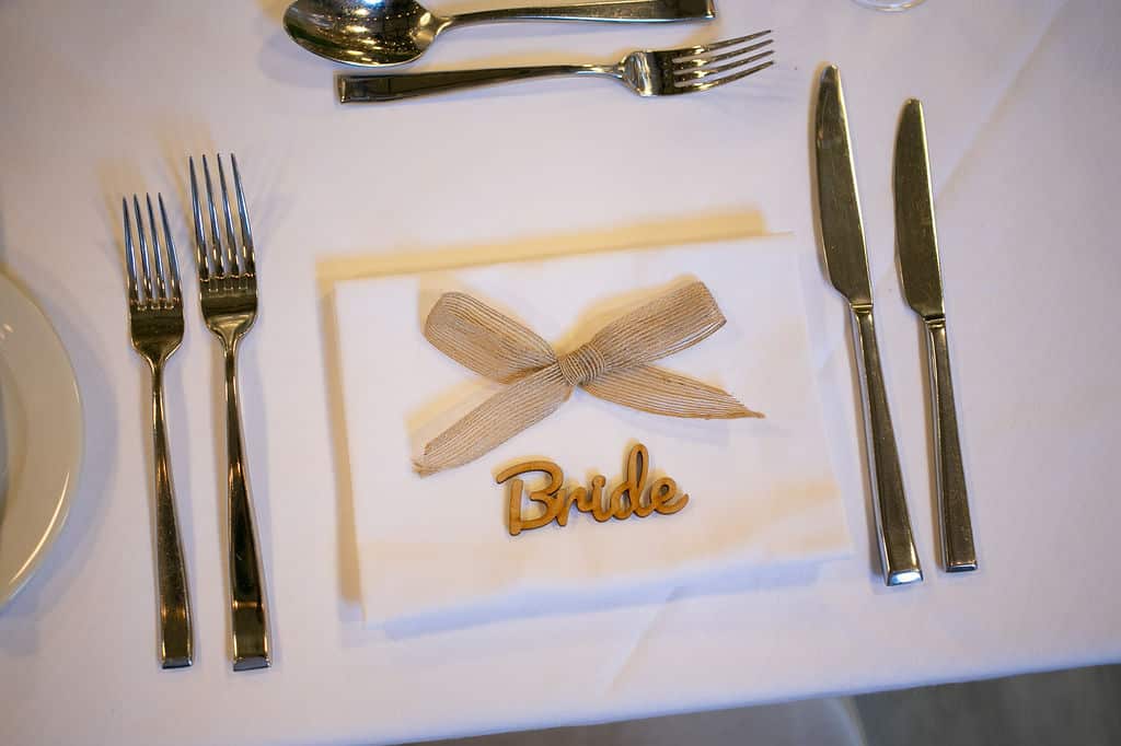 Cutlery set for the bride