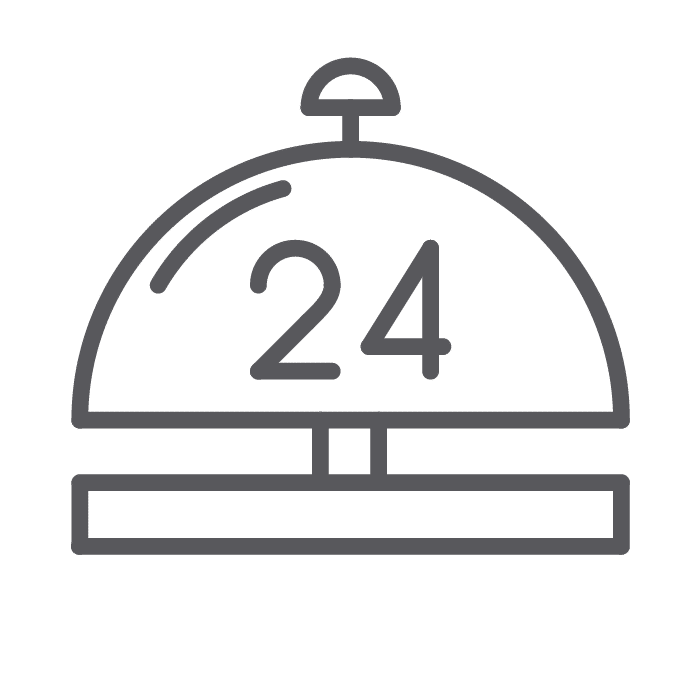 24-Hour Reception Desk