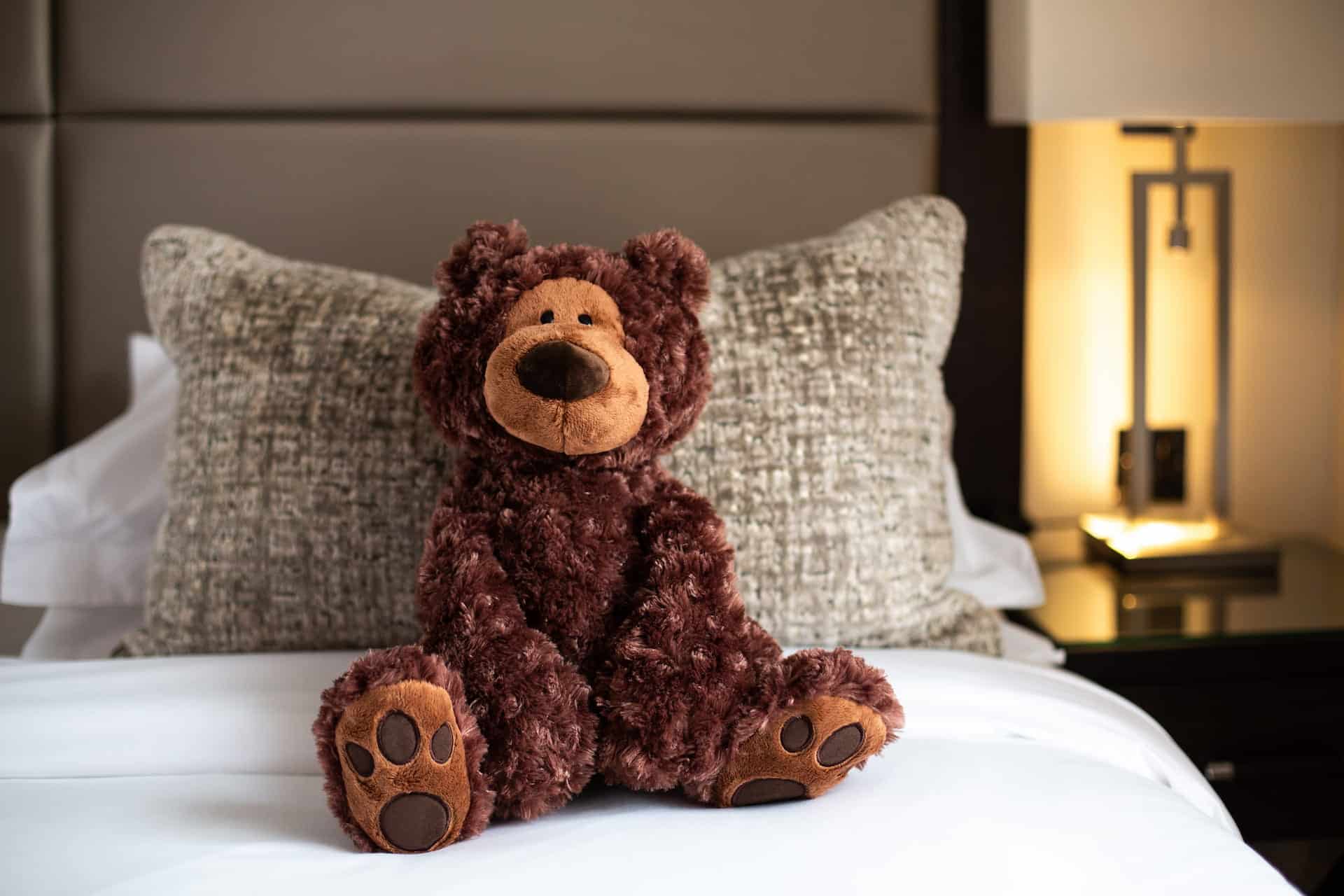 Teddy Bear on bed