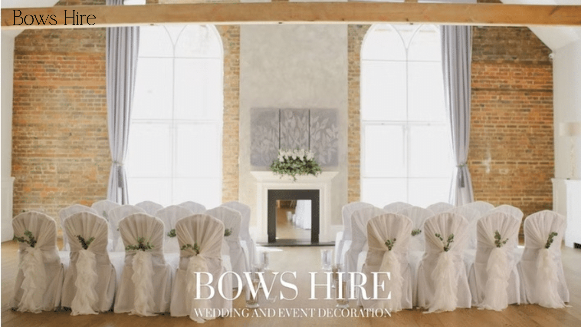 Wedding decorations bow hire